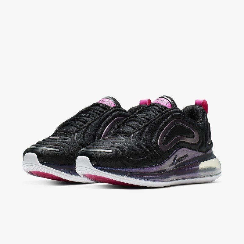 W air max 720 se black/ laser clearance fuchsia-white